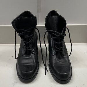 Nine West Black Leather Boots
